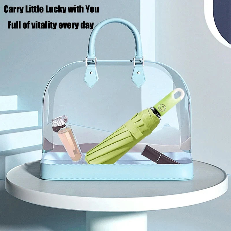 Automatic Folding Umbrella – UV Sun & Rain Protection