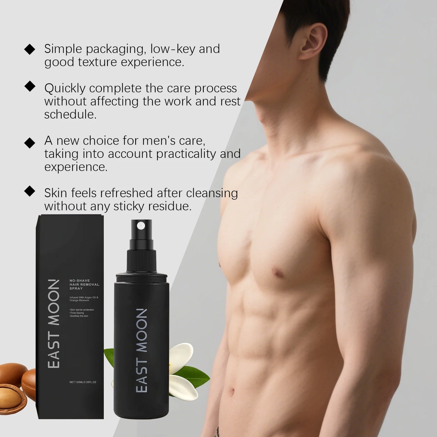 East Moon Argan Oil Hair Removal Spray – Growth Inhibitor 100ml