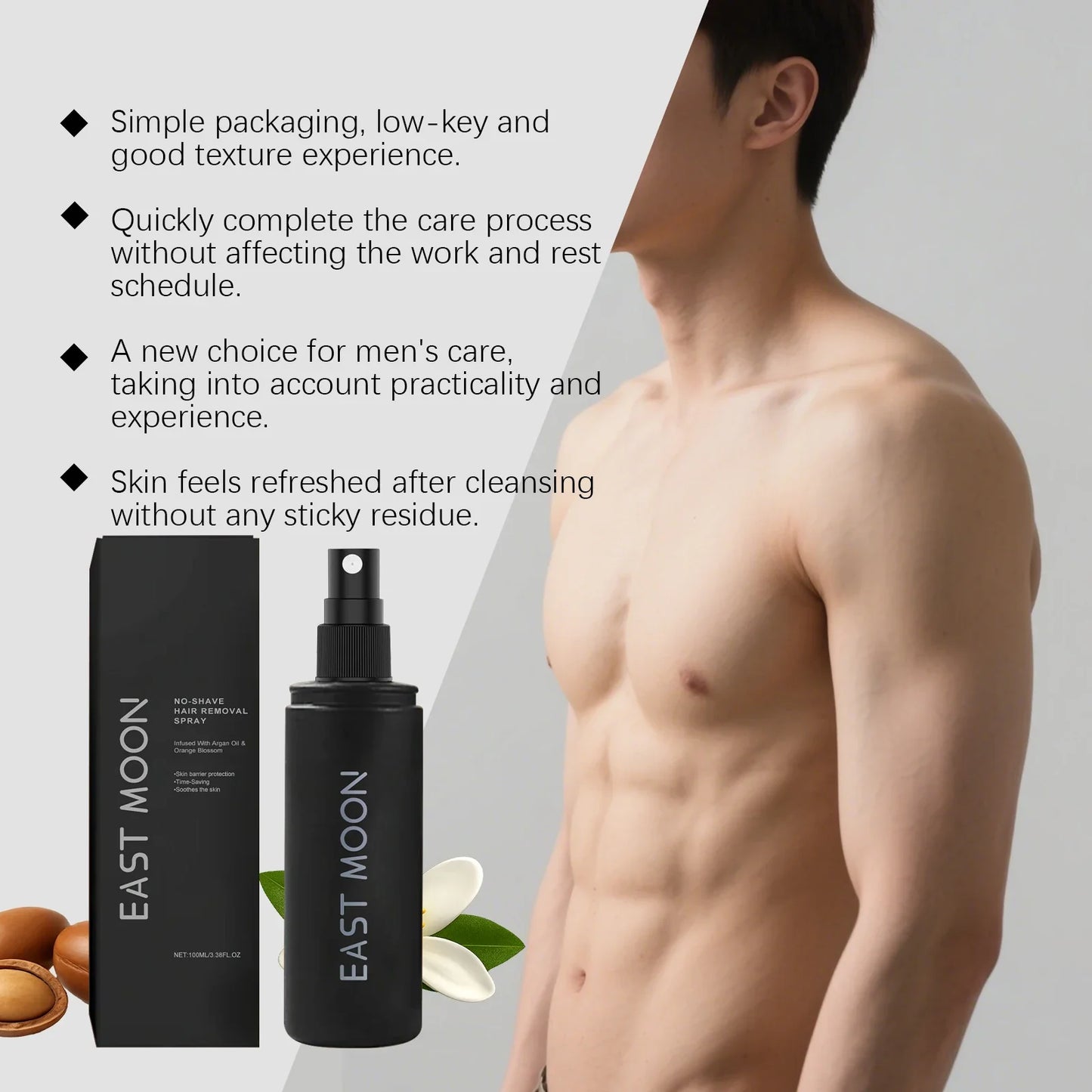 East Moon Argan Oil Hair Removal Spray & Growth Inhibitor 100ml