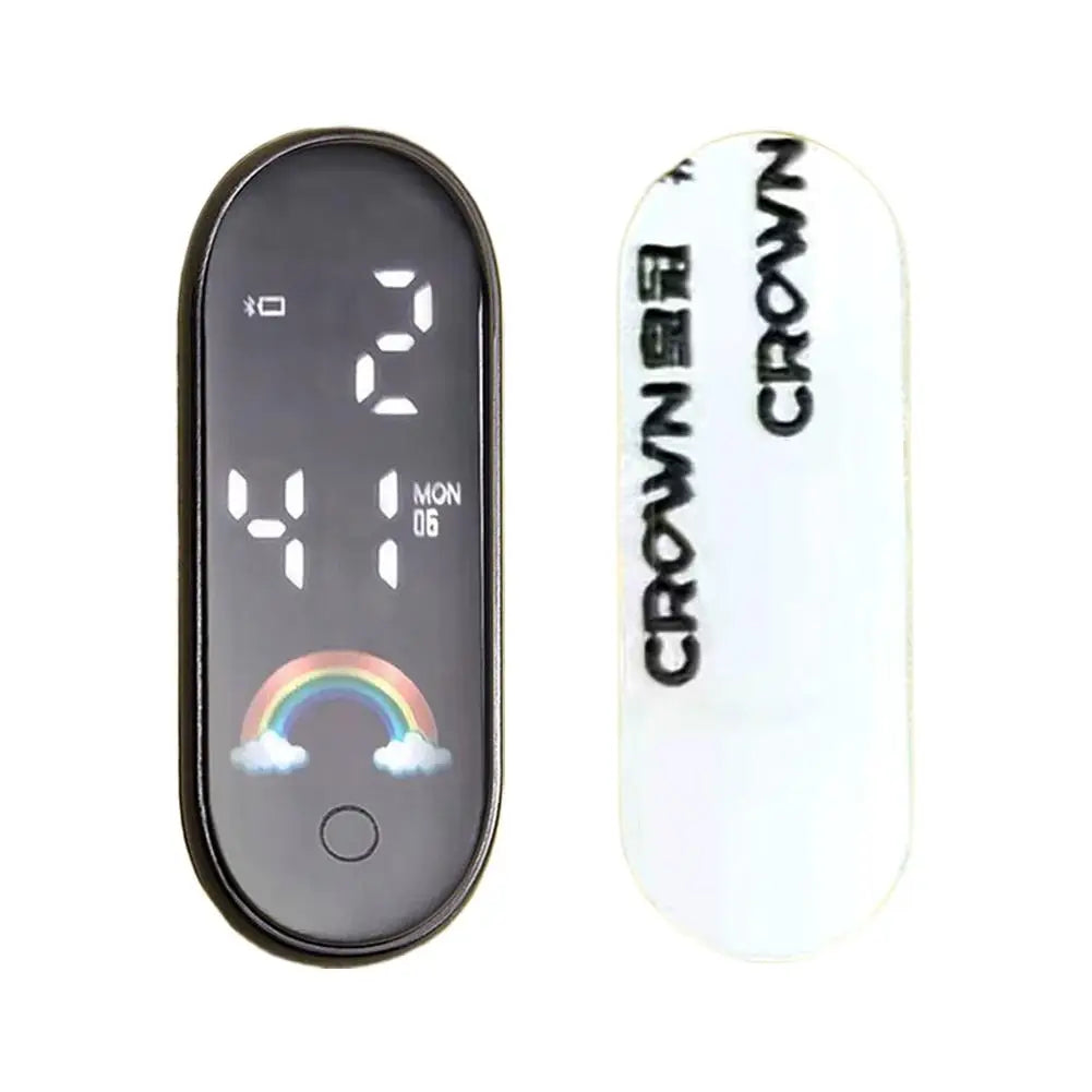 Waterproof Mini Sport LED Car & Motorcycle Clock Peaceful Pleasures Health and Wellness J