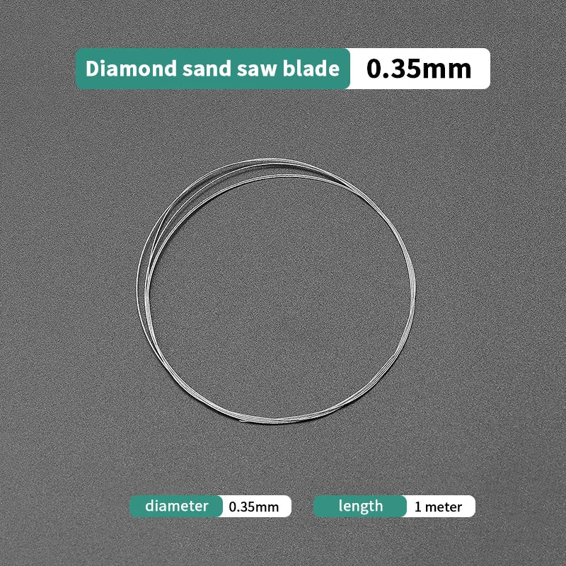 1M Diamond Wire Saw Blade – Jade, Metal & Ceramic Cutting