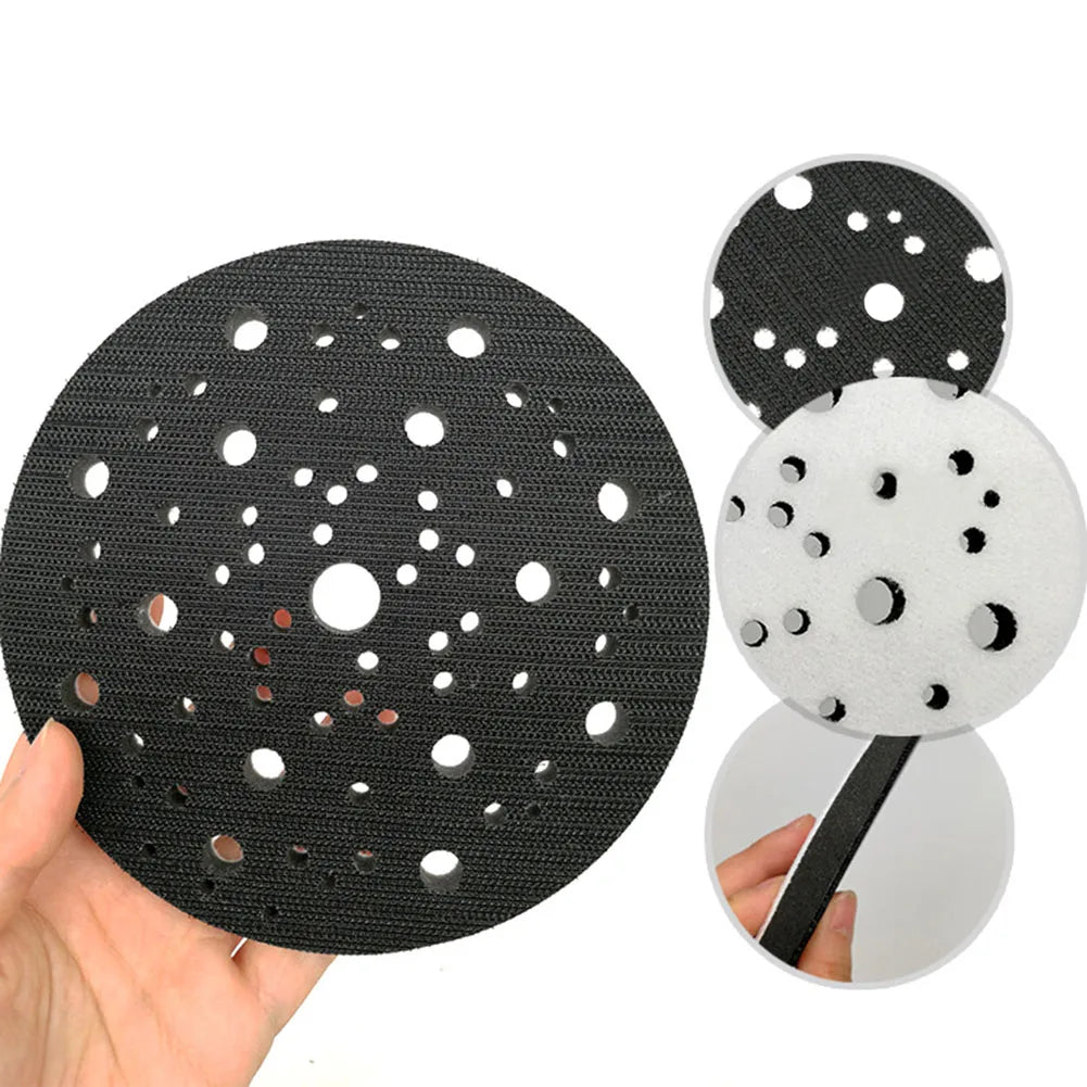 Interface Pads Soft Sponge Pad Polishing Sanding 70 Hole Round Discs