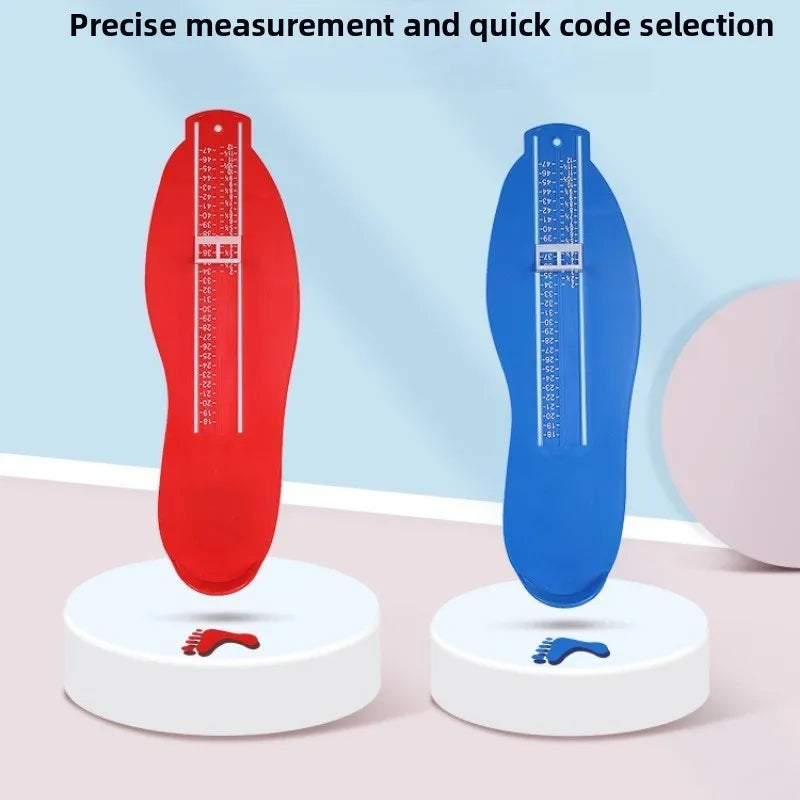 UK/EU Hot Sale Plastic Foot Measuring Device Adult Foot Ruler Foot Length Measurement Gauge for Buying Shoes Promotional Gifts Peaceful Pleasures Health and Wellness