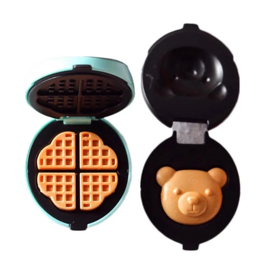 Dollhouse Miniature Waffle Maker Toy – Pretend Kitchen Play Dollhouse Kitchen Toy Peaceful Pleasures Health and Wellness Default Title