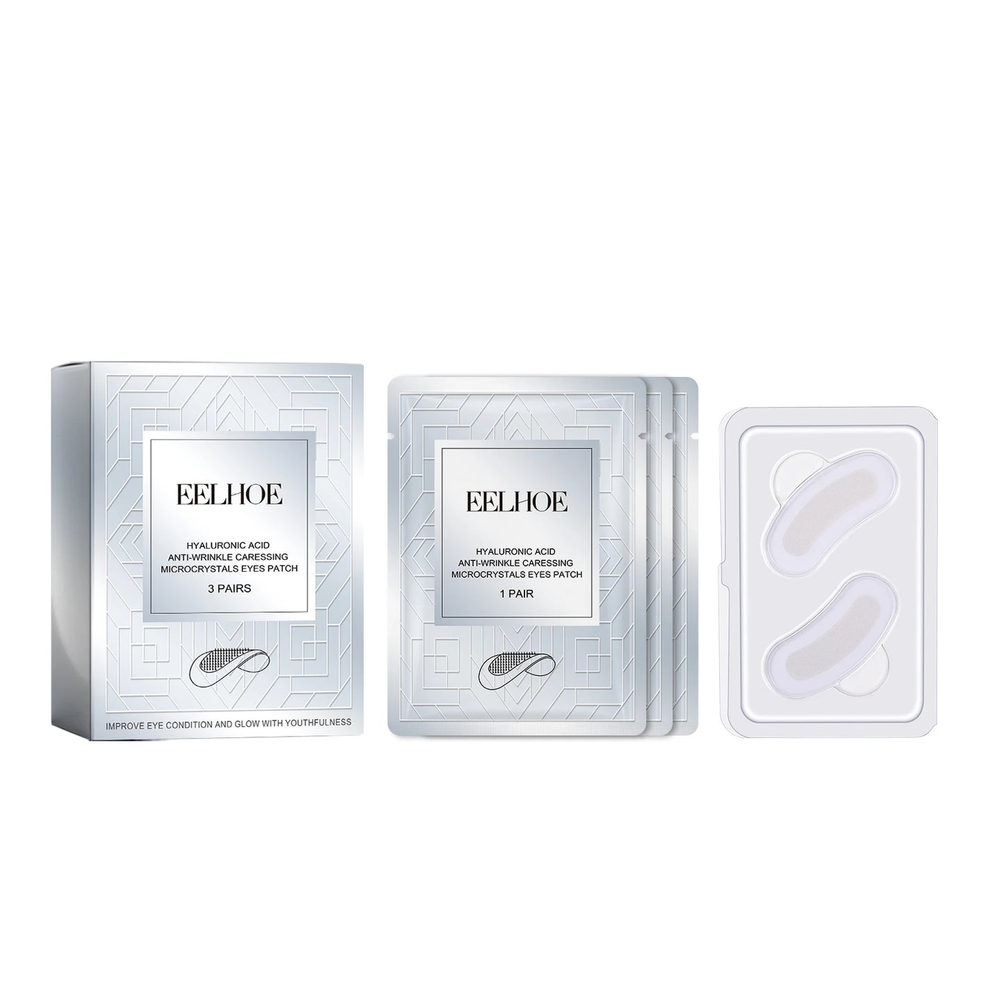 Microneedle Hyaluronic Acid Eye Patches – Anti-Wrinkle Treatment