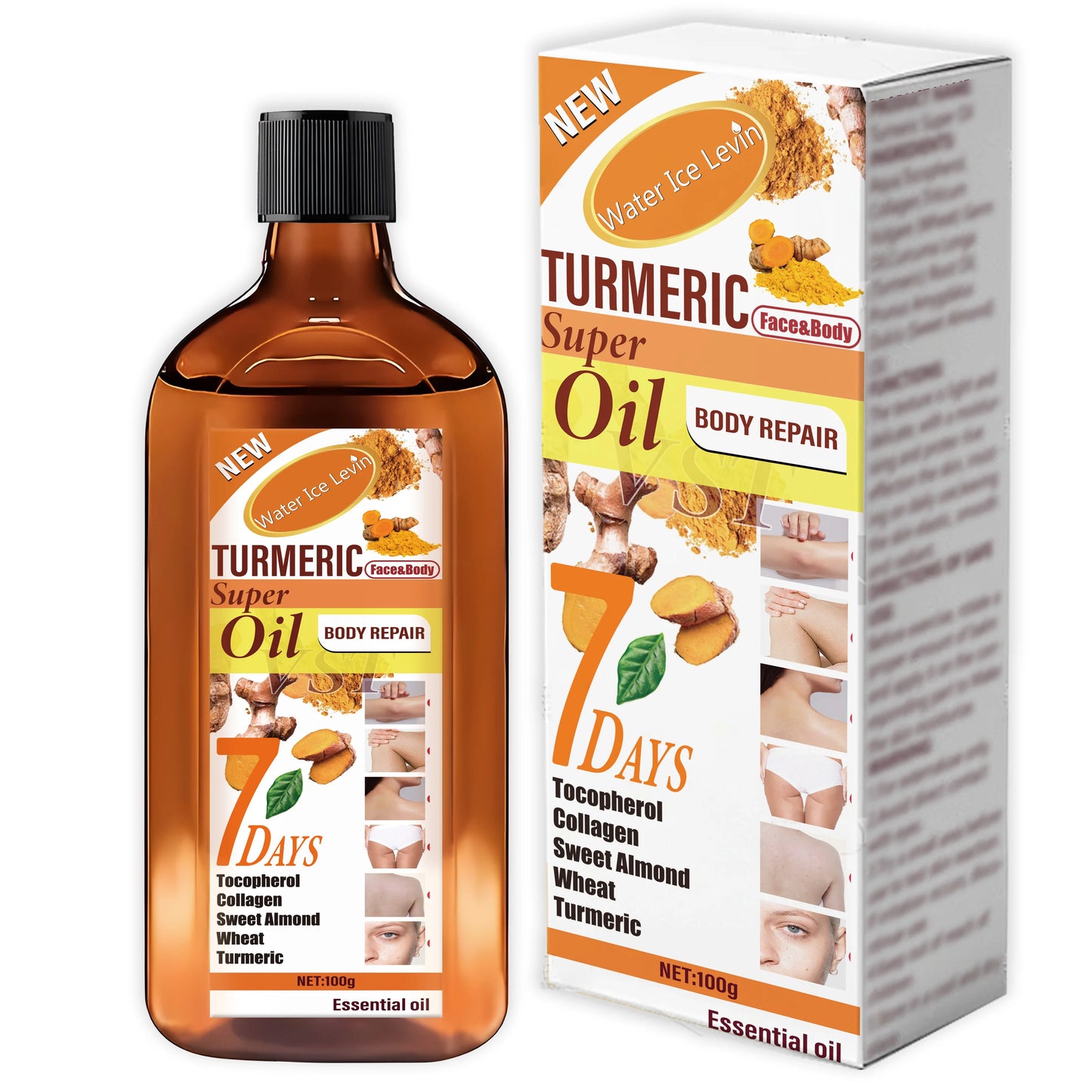 Turmeric Brightening Face Cream – Moisturizing Skin Oil 100g