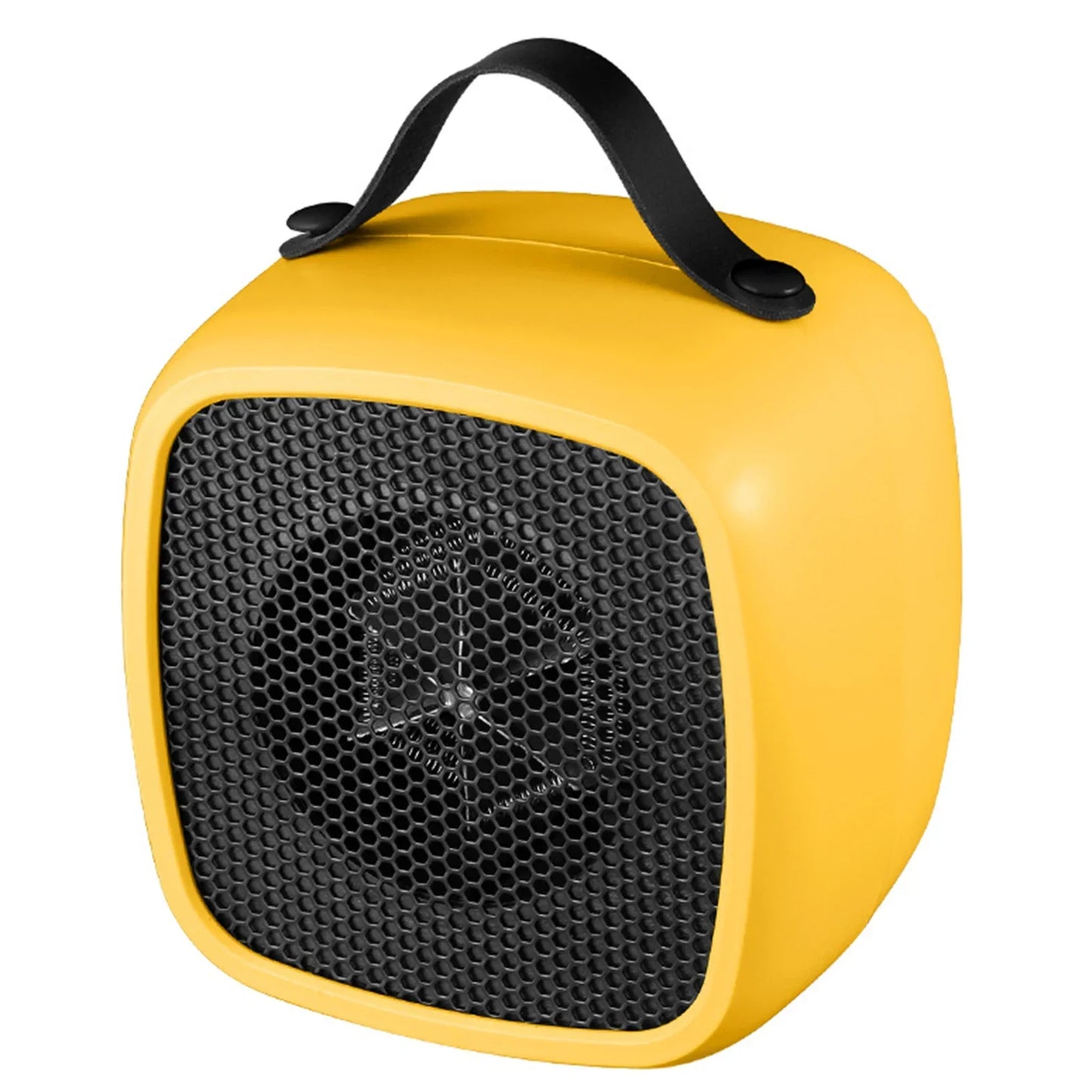 220V EU Portable 500W Fast Heating Heater Lightweight Small Space Desktop Warm Air Heater for Indoor Office Household Peaceful Pleasures Health and Wellness SKU-03-Yellow