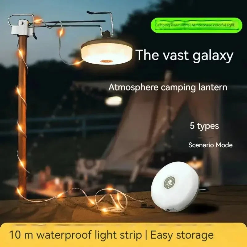 ESMARTER 10M LED Camping Light Strip | RGB Waterproof IP44