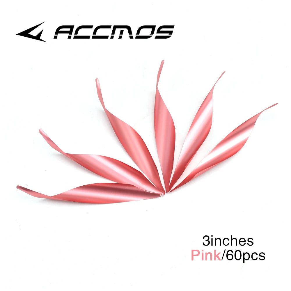 Archery Spin Vanes Spiral Feather DIY Arrow Sticker Tape Accessories
