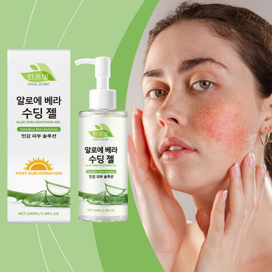 Hanchobit Aloe Vera Soothing Gel | Post-Sun & Deep Hydration Aloe Vera Soothing Gel Peaceful Pleasures Health and Wellness
