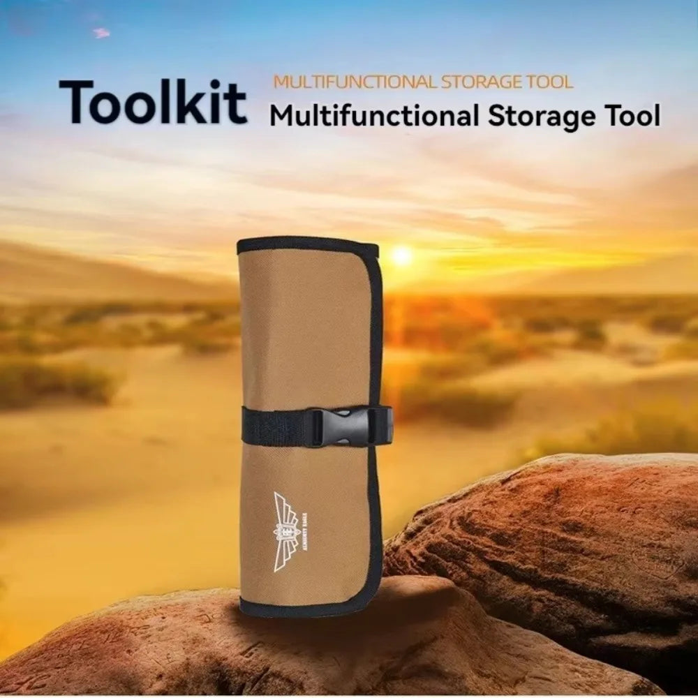 Oxford Cloth Roll Portable Pouch Bag Wrench Tool Foldable Spanner Hammer Camping Pocket Multifunctional Storage Bag Toolkit Peaceful Pleasures Health and Wellness