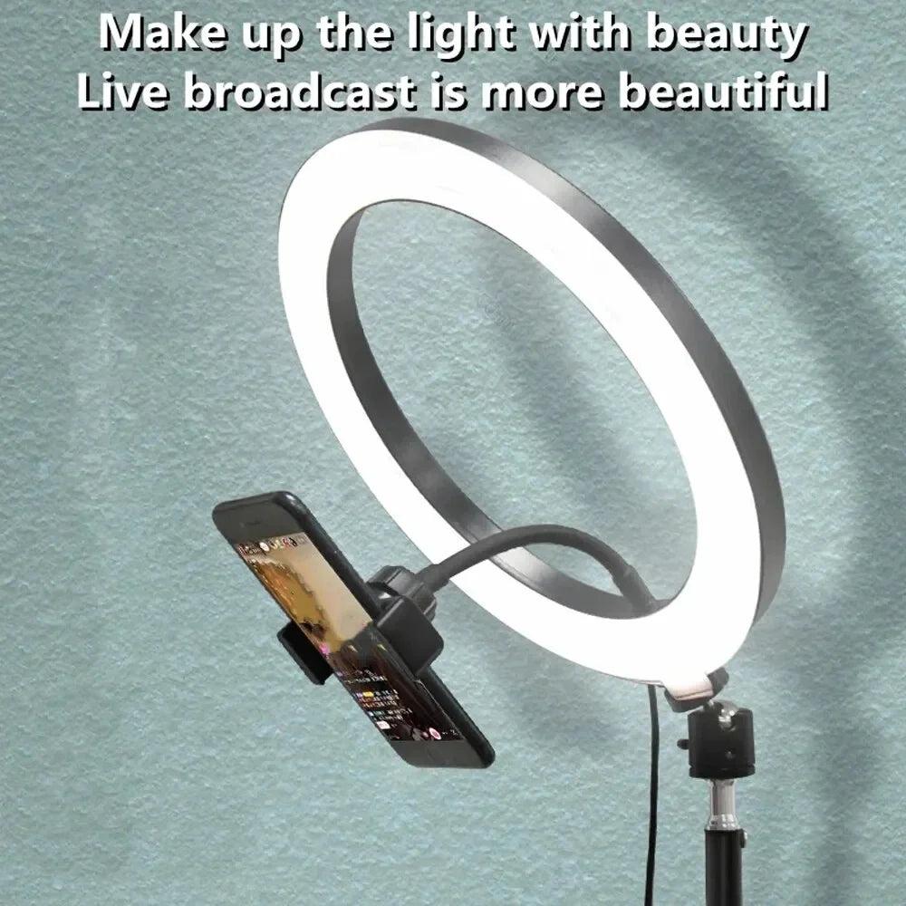 VeFly 10-Inch LED Ring Light | Bi-Color USB Selfie & Streaming