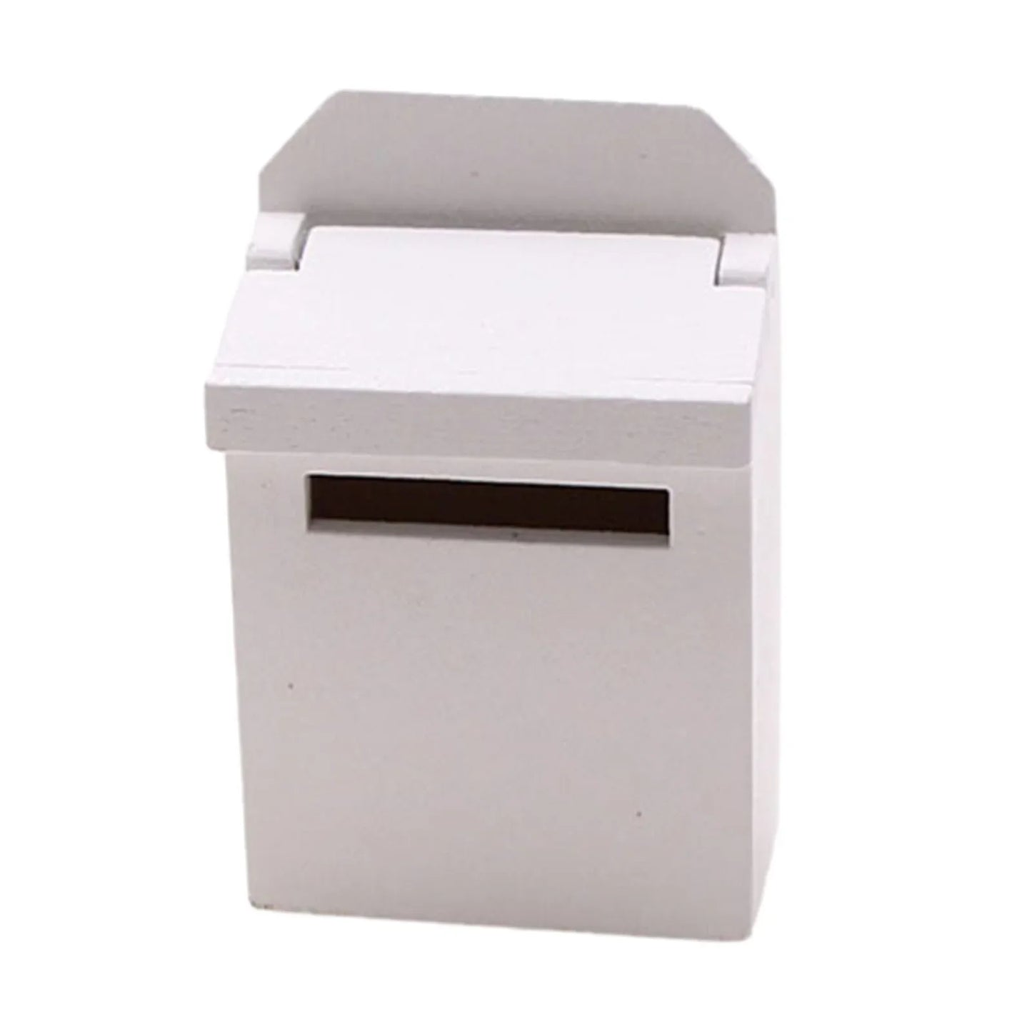 Miniature Wooden Flip Mailbox – DIY Dollhouse Craft Model