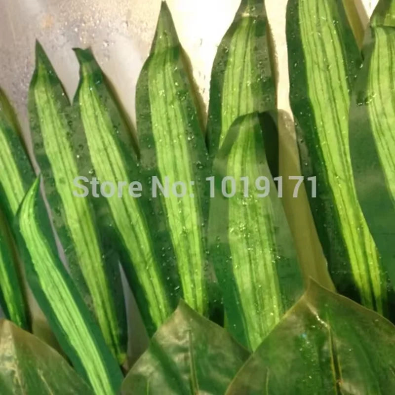20pcs Artificial Bird of Paradise Palm Leaves 19.5" – Silk Decor