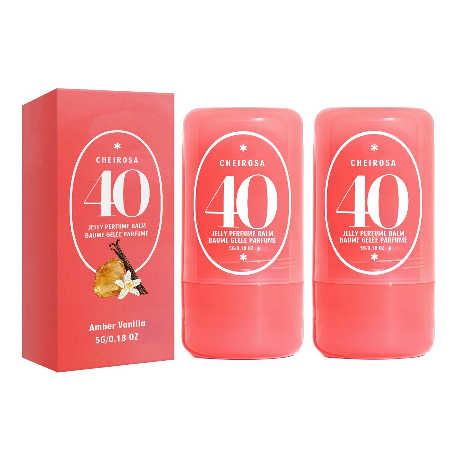 Jelly Perfume Balm | Amber Vanilla, Almond Caramel & Lychee