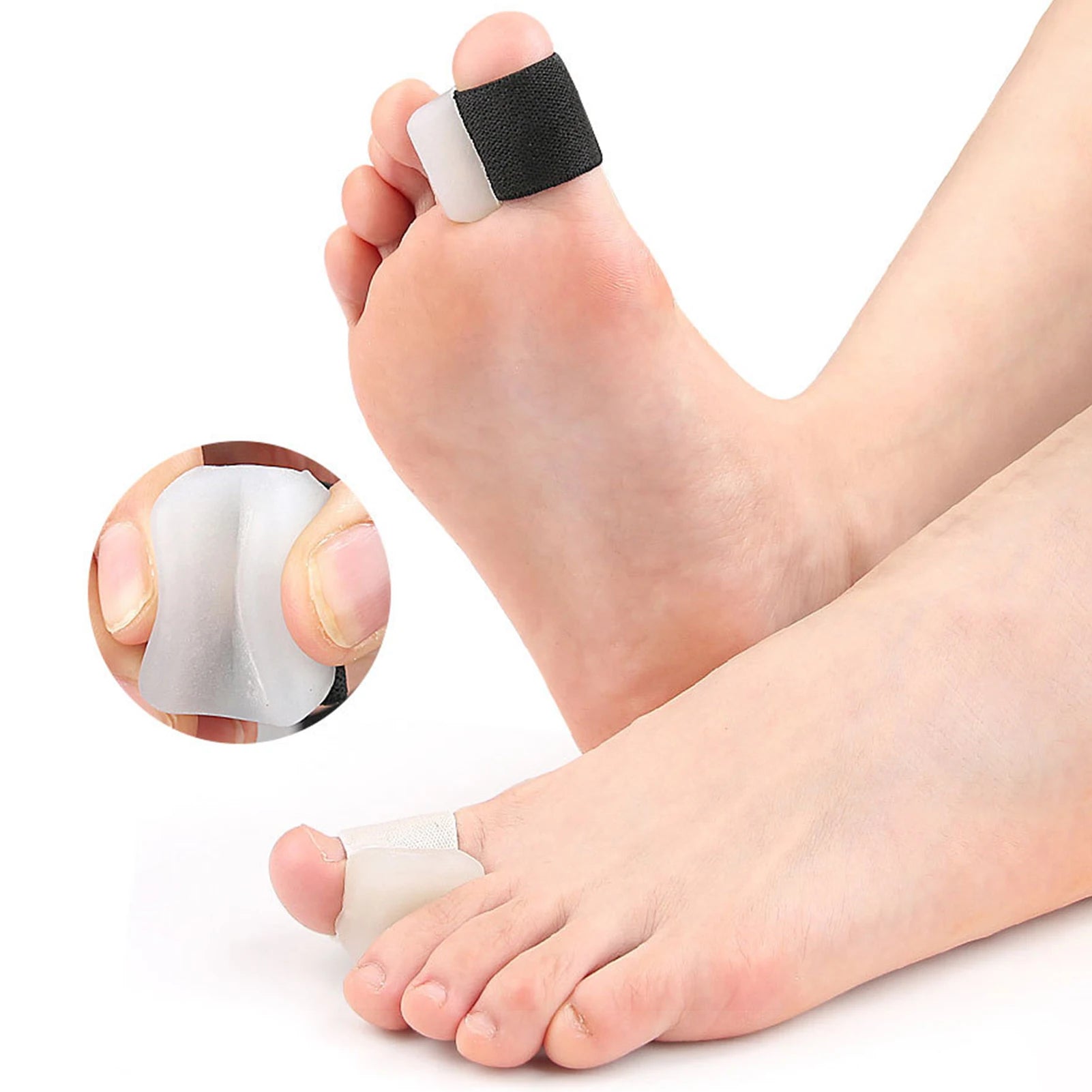 Bunion Corrector Toe Separator Orthopedic Bunion Straightener Big Toe Splint Suitable for Protect Foot Day Night Peaceful Pleasures Health and Wellness