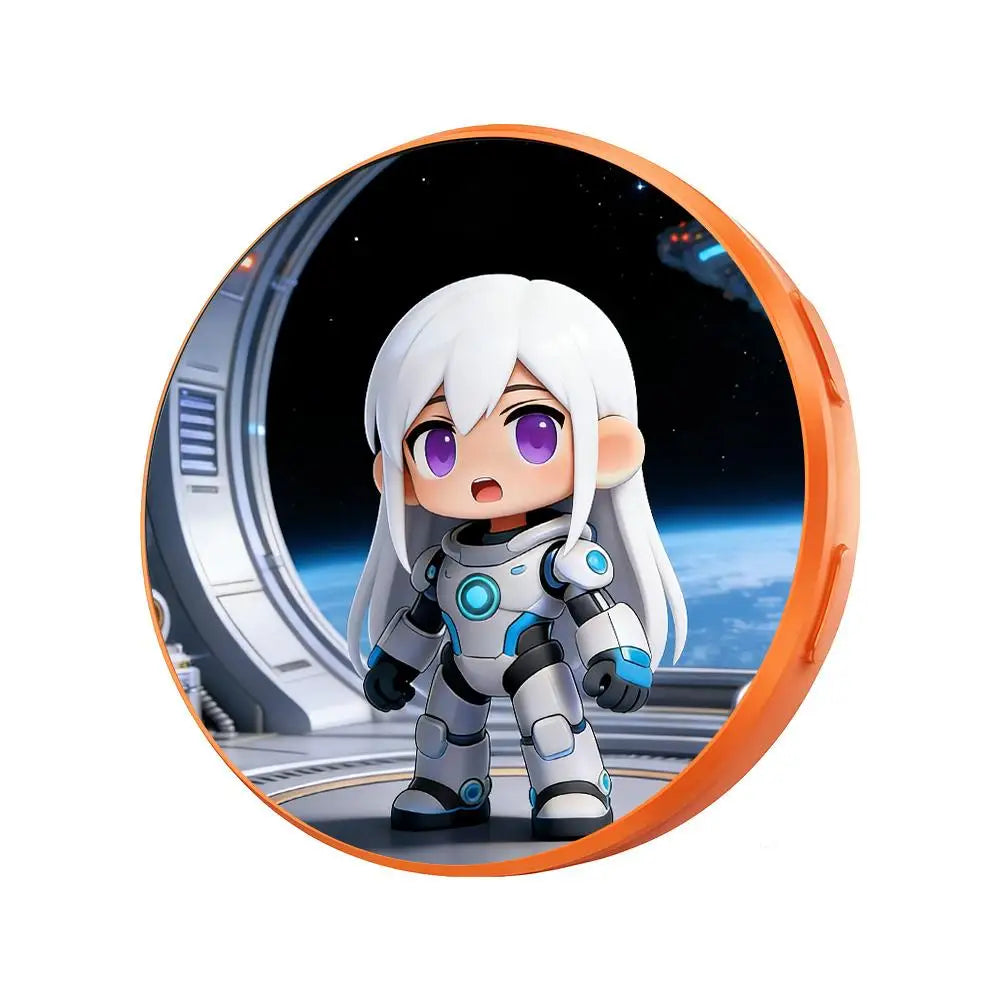 Digital LED E-Badge – 1.5" HD Bluetooth Anime Display Pin