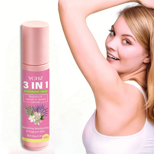 3-in-1 Intimate Deodorant Roller 20g | 72-Hour Freshness, Unisex Deodorant Roller Oasis Select 2Pcs