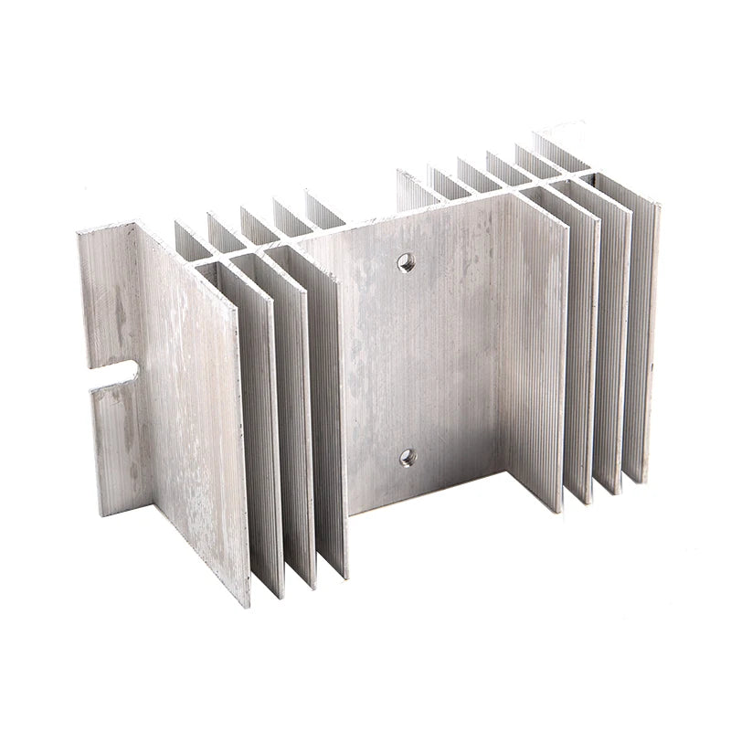 Aluminum Single Phase Solid State Relay SSR Heat Sink Base Radiator 50*125*70mm Peaceful Pleasures Health and Wellness