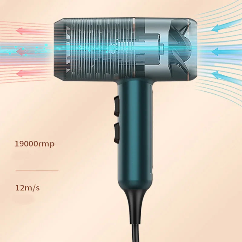 Portable high-speed mini hair dryer Professional home dormitory hair dryer Intelligent ion hair dryer Peaceful Pleasures Health and Wellness