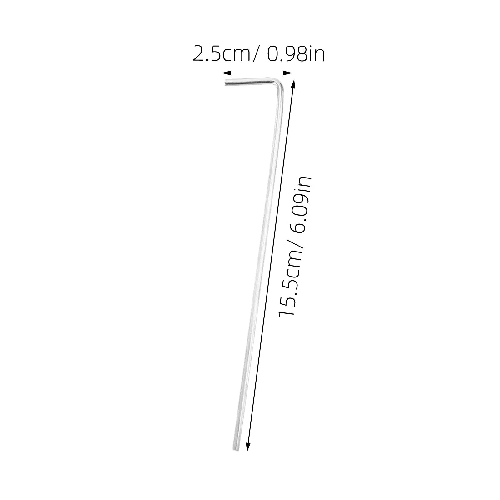 32Pcs Tent Stakes Iron Material L Shaped Hook Pegs for Camping Tent Awning Canopy Securing Heavy Duty Wind Resistant Ground Peaceful Pleasures Health and Wellness