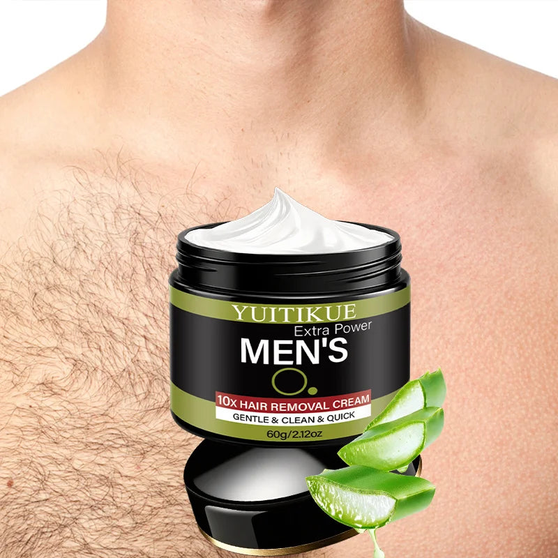 YUITIKUE Men's Hair Removal Cream – Gentle, All Skin Types