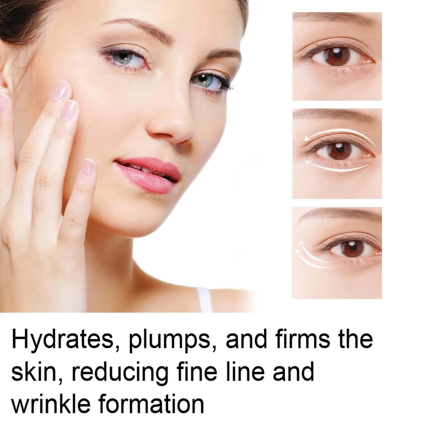 Niacinamide Firming Eye Cream Lock Moisture Reduce Dryness Relieve Fine Lines Increase Skin Elasticity Massage Eye Care Lotion Peaceful Pleasures Health and Wellness