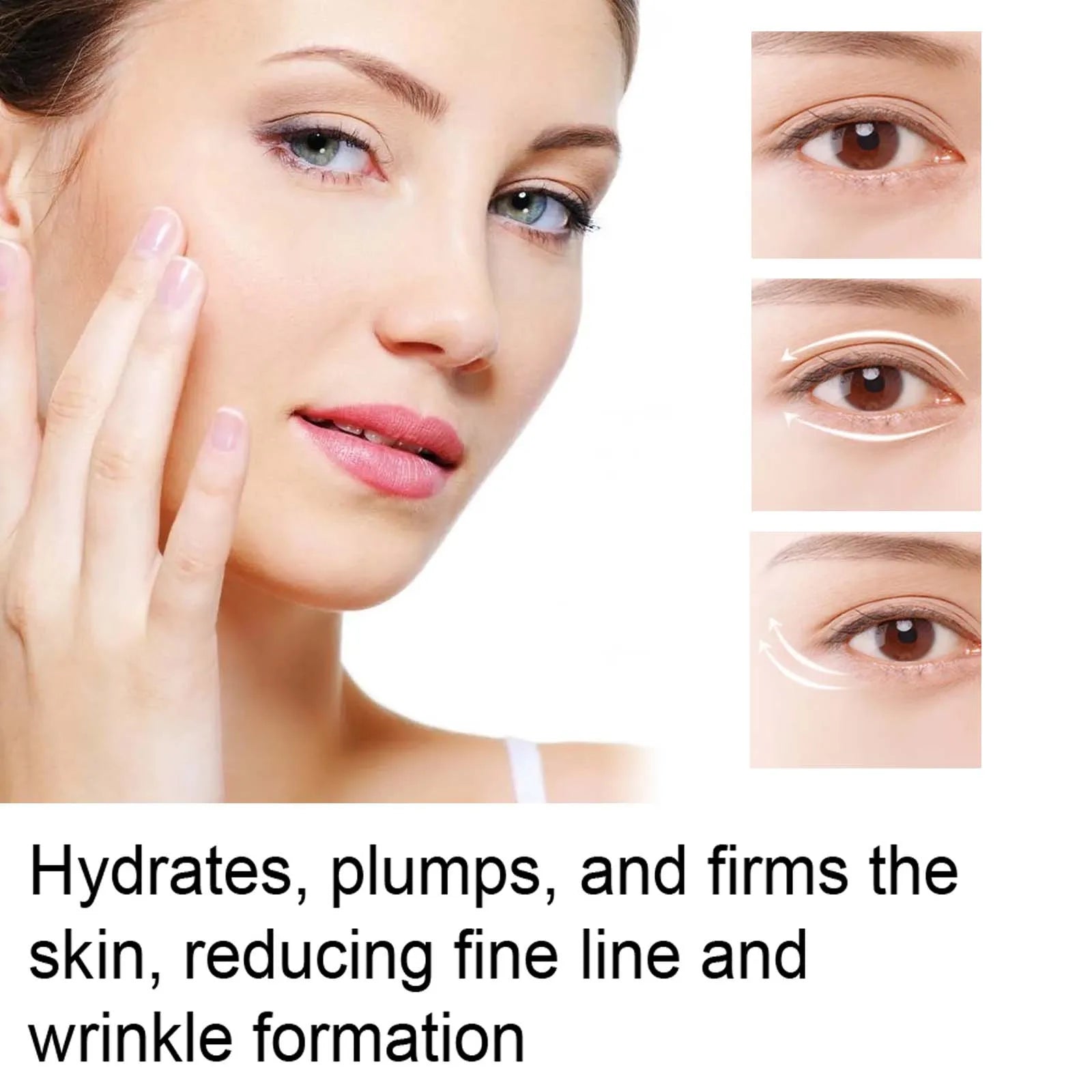 Niacinamide Firming Eye Cream Lock Moisture Reduce Dryness Relieve Fine Lines Increase Skin Elasticity Massage Eye Care Lotion Peaceful Pleasures Health and Wellness