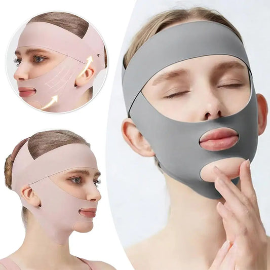 Facial Shaping Band V Line Face Shaper Double Chin Reducer Face Slimming Bandage Shape Lift Face Thining Band Massage Slimmer Peaceful Pleasures Health and Wellness