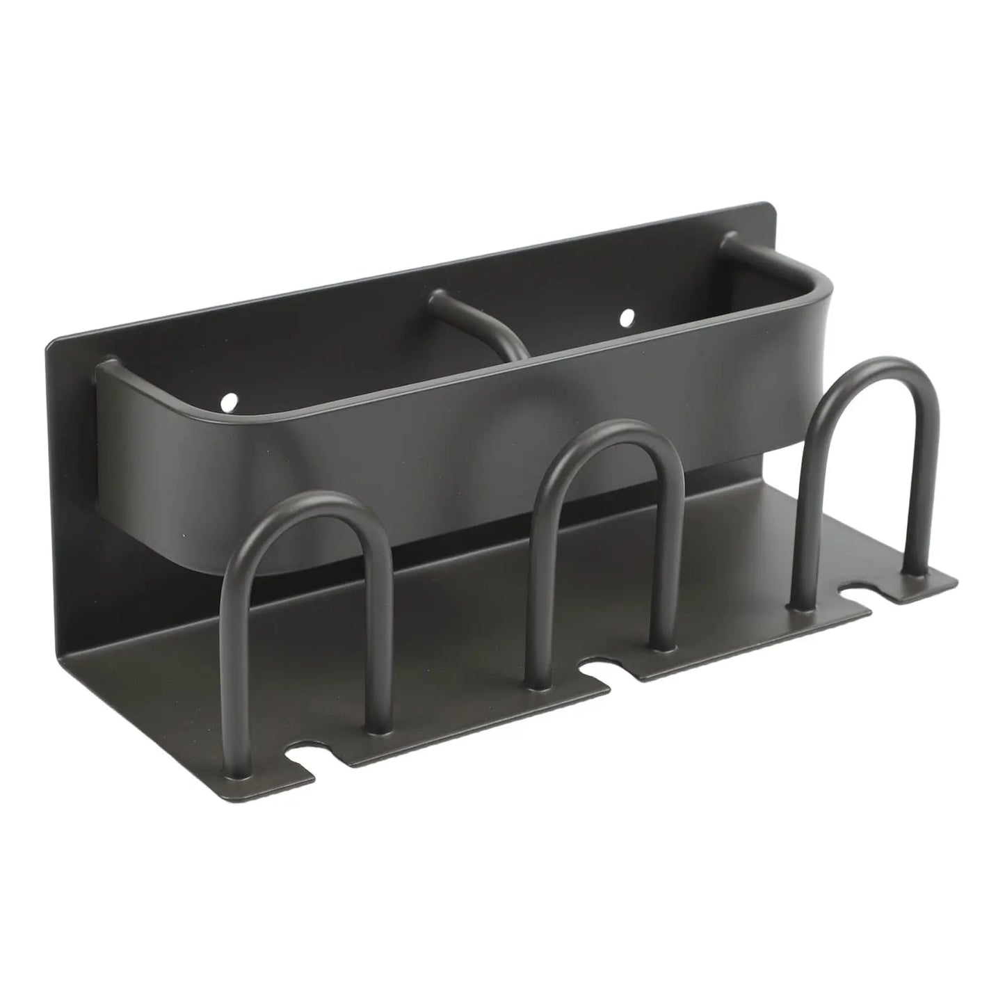 Wall Mounted Aluminum Toothbrush Holder – 3 Slot Organizer