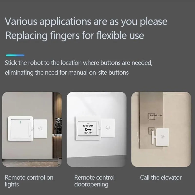 Wireless Smart Button Pusher – USB Rechargeable Remote Switch