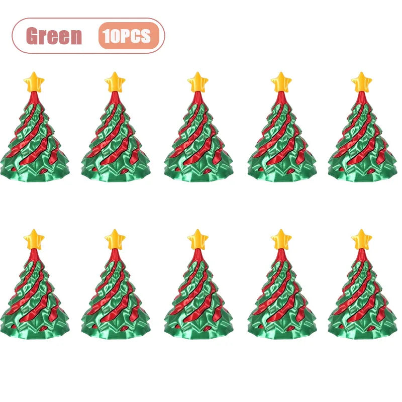 3D Printed Spiral Christmas Tree Fidget Toy | Dual-Color Swirl