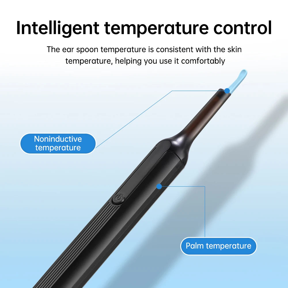 Visual Ear Pick Kit Wireless HD Earwax Cleaner with Camera USB Rechargeable Endoscope Earpick Support for IOS & Android Peaceful Pleasures Health and Wellness