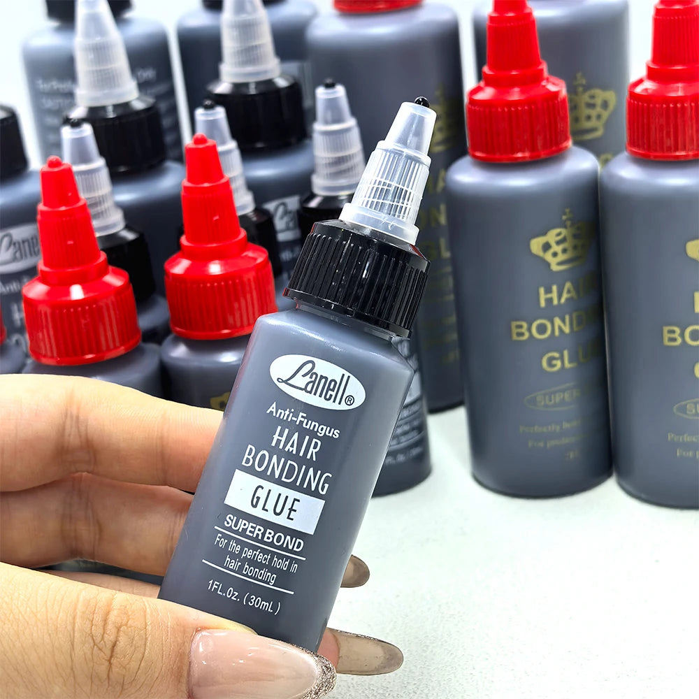 Lanell Black Hair Weaving Bond Glue | Strong Hold 1oz–4oz