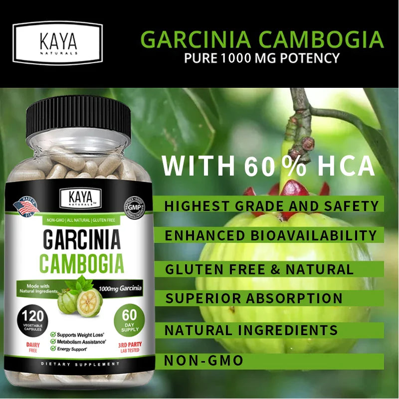 Garcinia Cambogia Extract Capsules – Unisex Weight Support