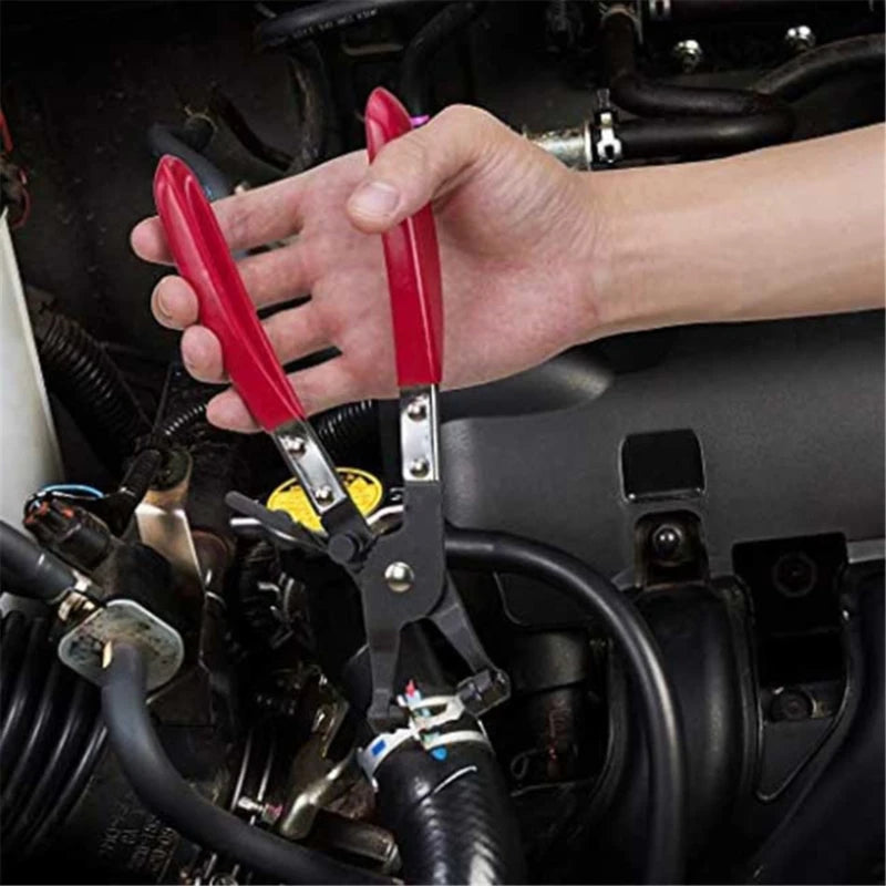 Flat-Band Ring Spring Type Swivel Hose Clamp Pliers Tool Car Auto Water Pipe Hose Removal Tool Swivel Jaws Peaceful Pleasures Health and Wellness