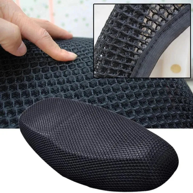 Universal Motorcycle Seat Cover – Breathable Mesh & Waterproof