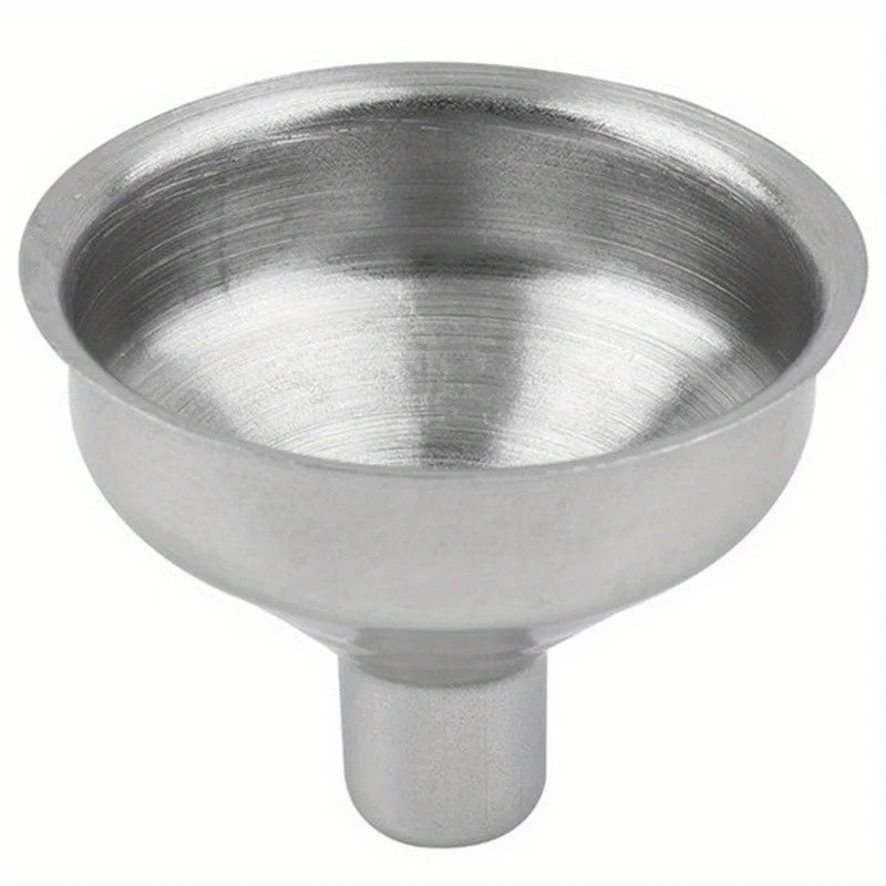 1 Selling Silver Mini Stainless Steel Funnel Home Kitchen Oil Soup