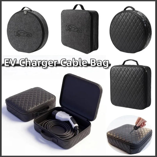 EV Charger Cable Storage Bag – Waterproof & Fire Retardant Case EV Cable Storage Bag Oasis Select