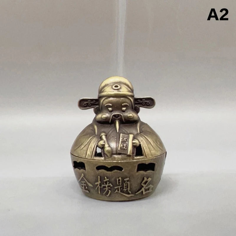 Alloy Incense Burner Bowl with Handle | Yoga & Meditation Decor