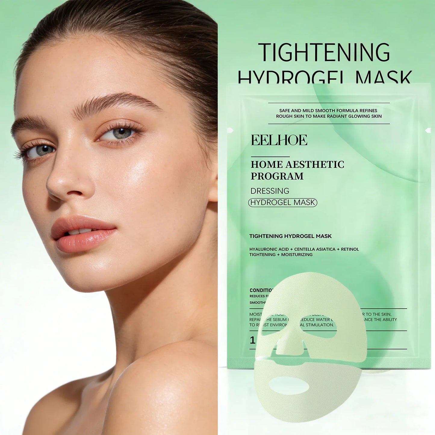 Eelhoe Centella Asiatica Hydrogel Mask – Brighten & Tighten