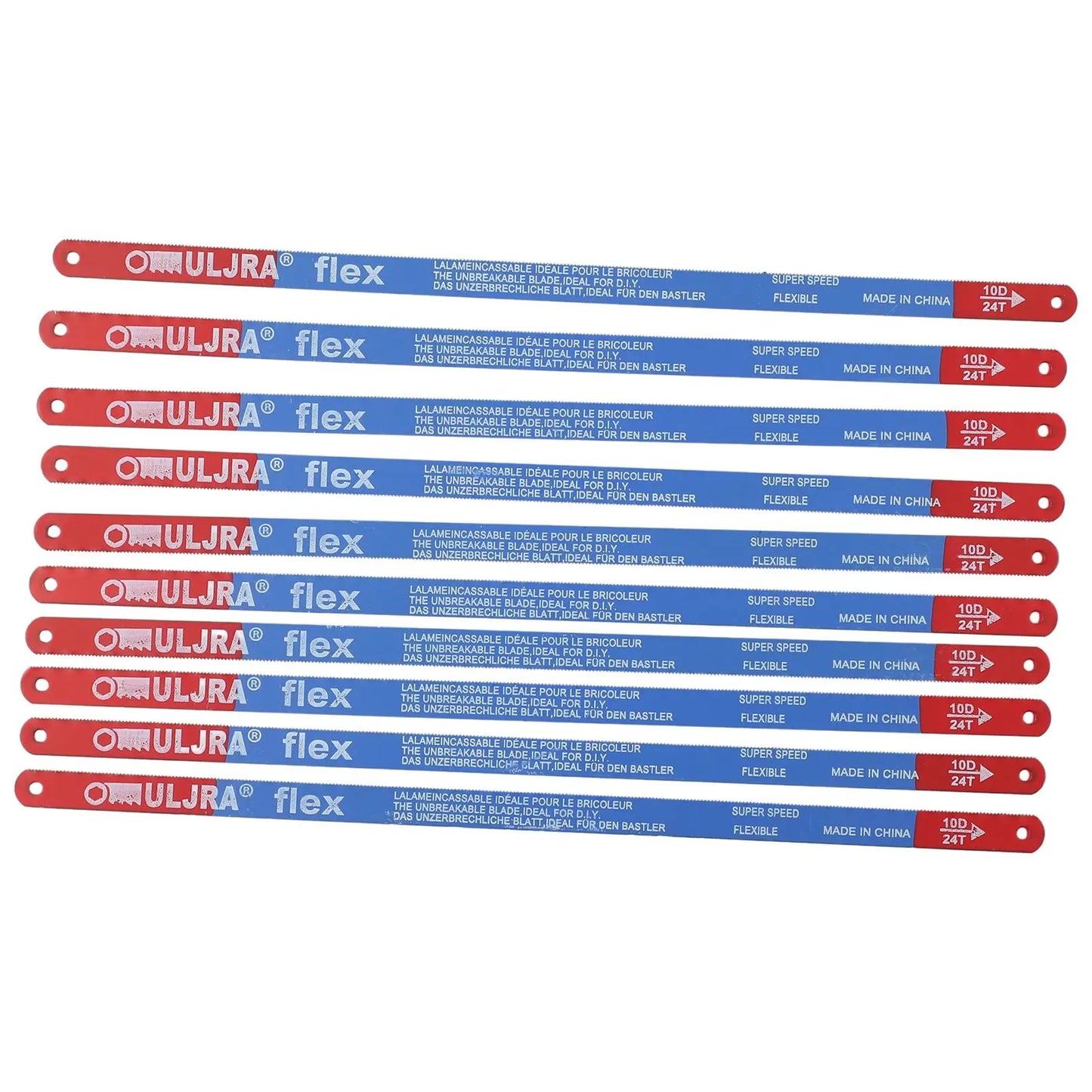 10-Pack M35 Bi-Metal Hacksaw Blades 300mm – 14T 18T 24T