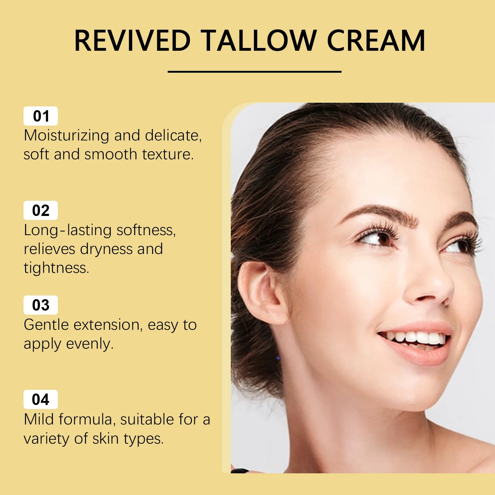 Tallow Honey Skin Moisturizing Cream Antioxidant Improve Skin Condition Repair Skin Barrier Massage Body Nourishment Body Lotion Peaceful Pleasures Health and Wellness