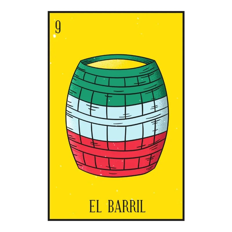 Mexico Skull Musician Tarot Canvas Wall Art | Cactus Decor