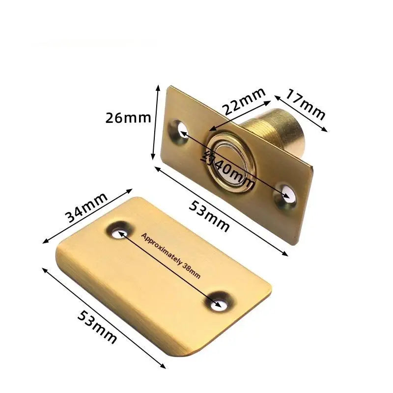 Invisible Magnetic Door Catch – Adjustable Strong Door Stopper Magnetic Door Catch Peaceful Pleasures Health and Wellness A6