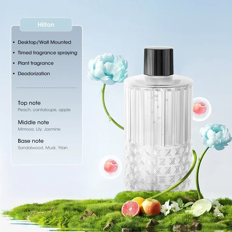 Rechargeable Mini Essential Oil Aroma Diffuser 5-Gear Large Mist Aromatherapy Air Humidifier Air Freshener for Home Car Peaceful Pleasures Health and Wellness Hilton Oil
