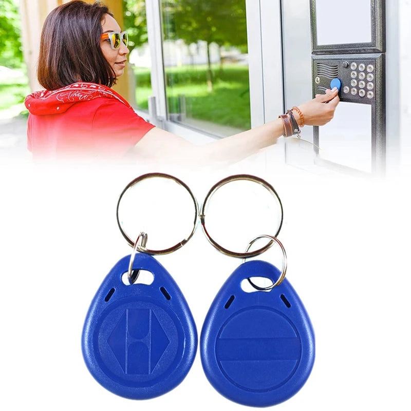 100 PCS Writable 125Khz RFID Key Fob Proximity ID Card Token Tag Rewritable T5577 Universal Peaceful Pleasures Health and Wellness