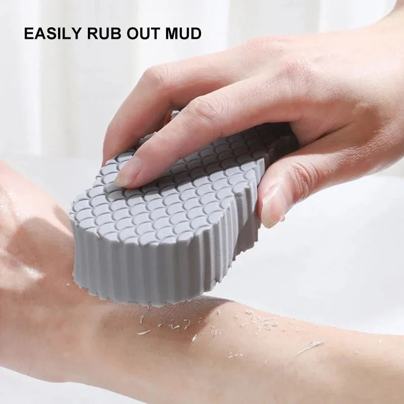 Soft Bath Sponge Brush Exfoliating Dead Skin Sponge For Kids Massager Cleaning Shower Brushes Peeling Fish Scale Sponge Rub Peaceful Pleasures Health and Wellness
