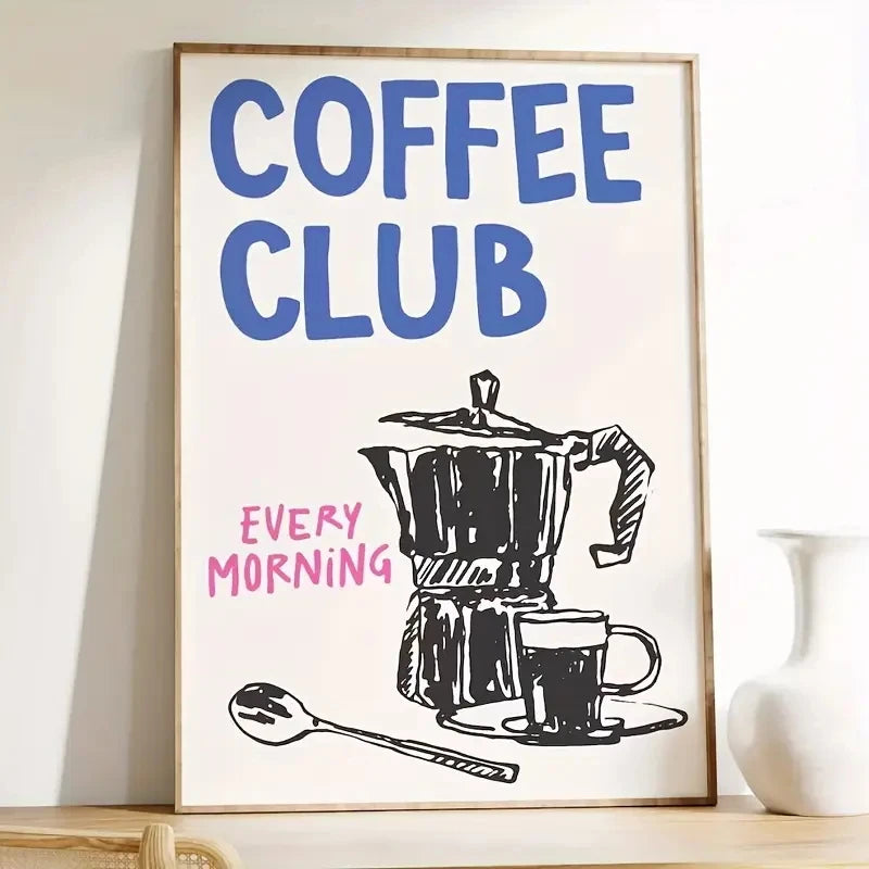 Coffee Espresso Canvas Wall Art Print | Kitchen & Home Decor
