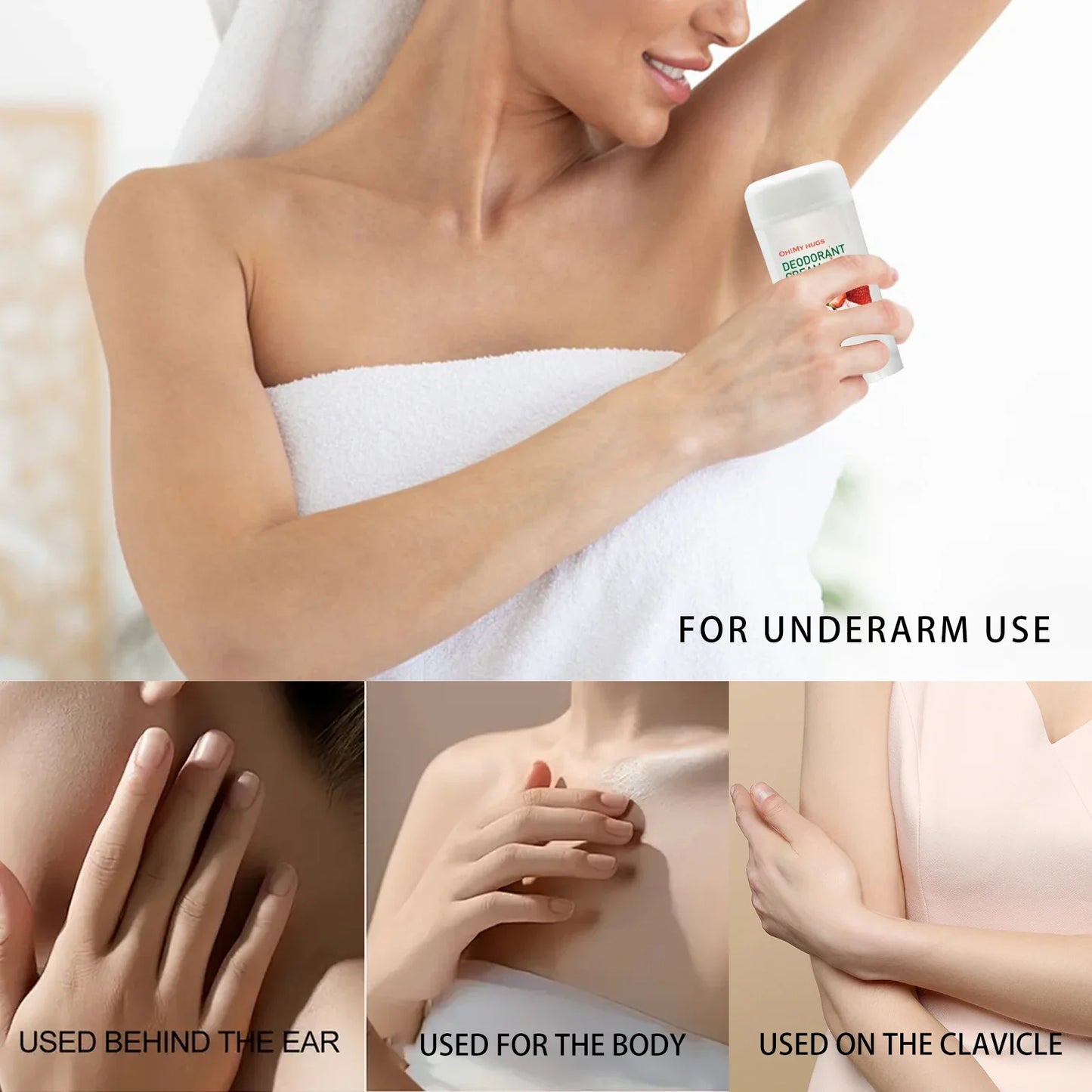 YURHERSU Strawberry Underarm Deodorizing Cream 75ml Unisex